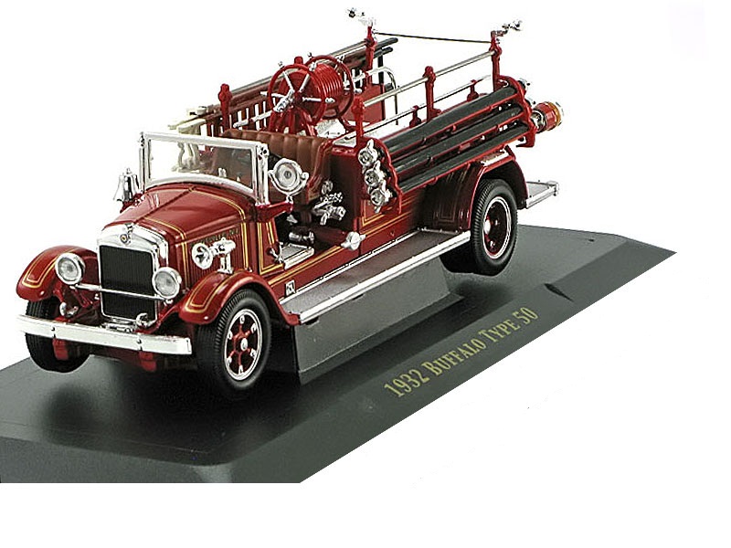 Модель пожарного автомобиля Буффало Тайп 50, образца 1932 года, масштаб 1/43  